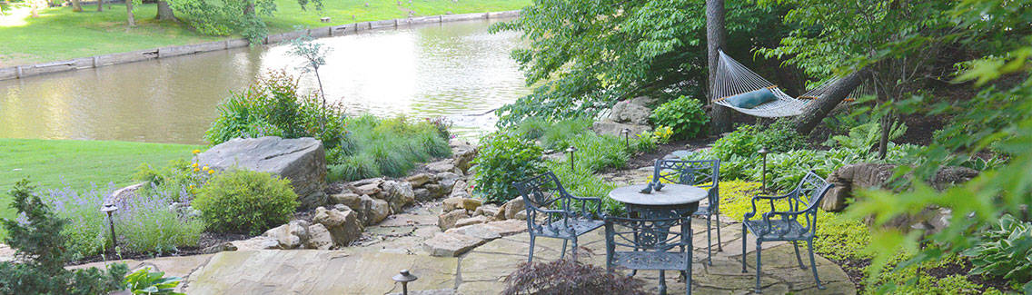 Photo of residential landscape project completed by Frisella Nursery