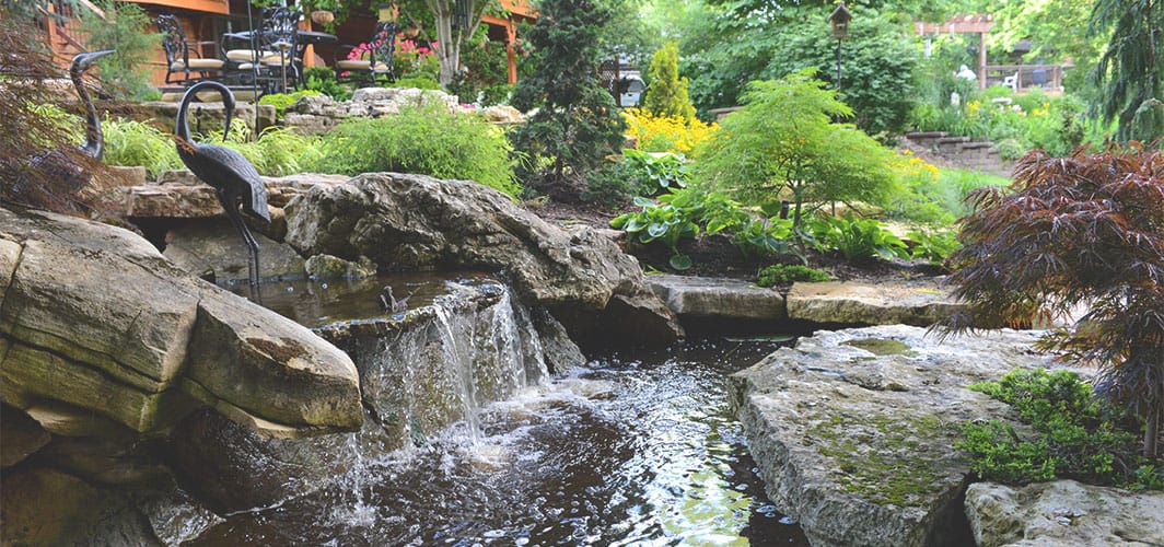 Photo of residential landscape project completed by Frisella Nursery