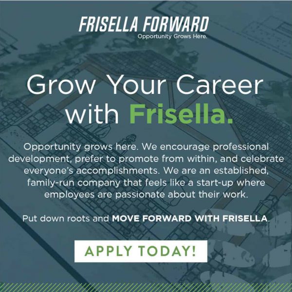 Frisella Forward campaign to redirect visitors to our Indeed.com page