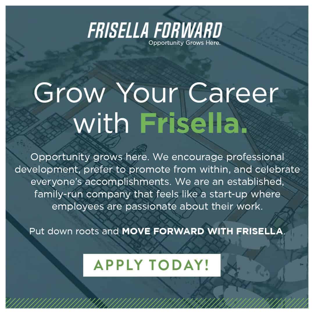 Frisella Forward campaign to redirect visitors to our Indeed.com page