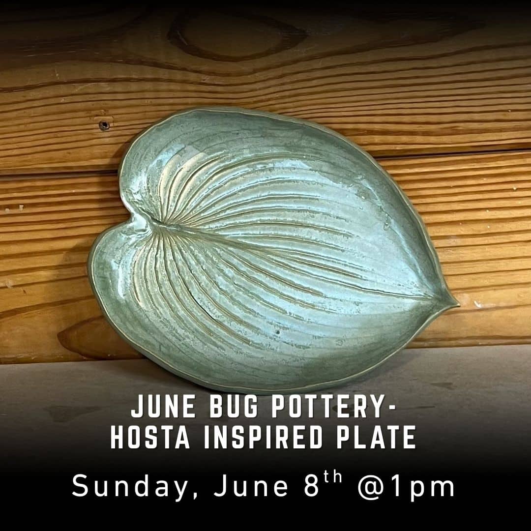 Hosta Inspired Plate